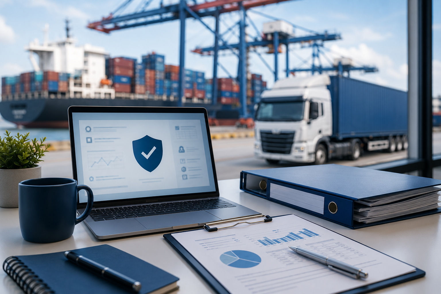 Import documentation and container freight operations